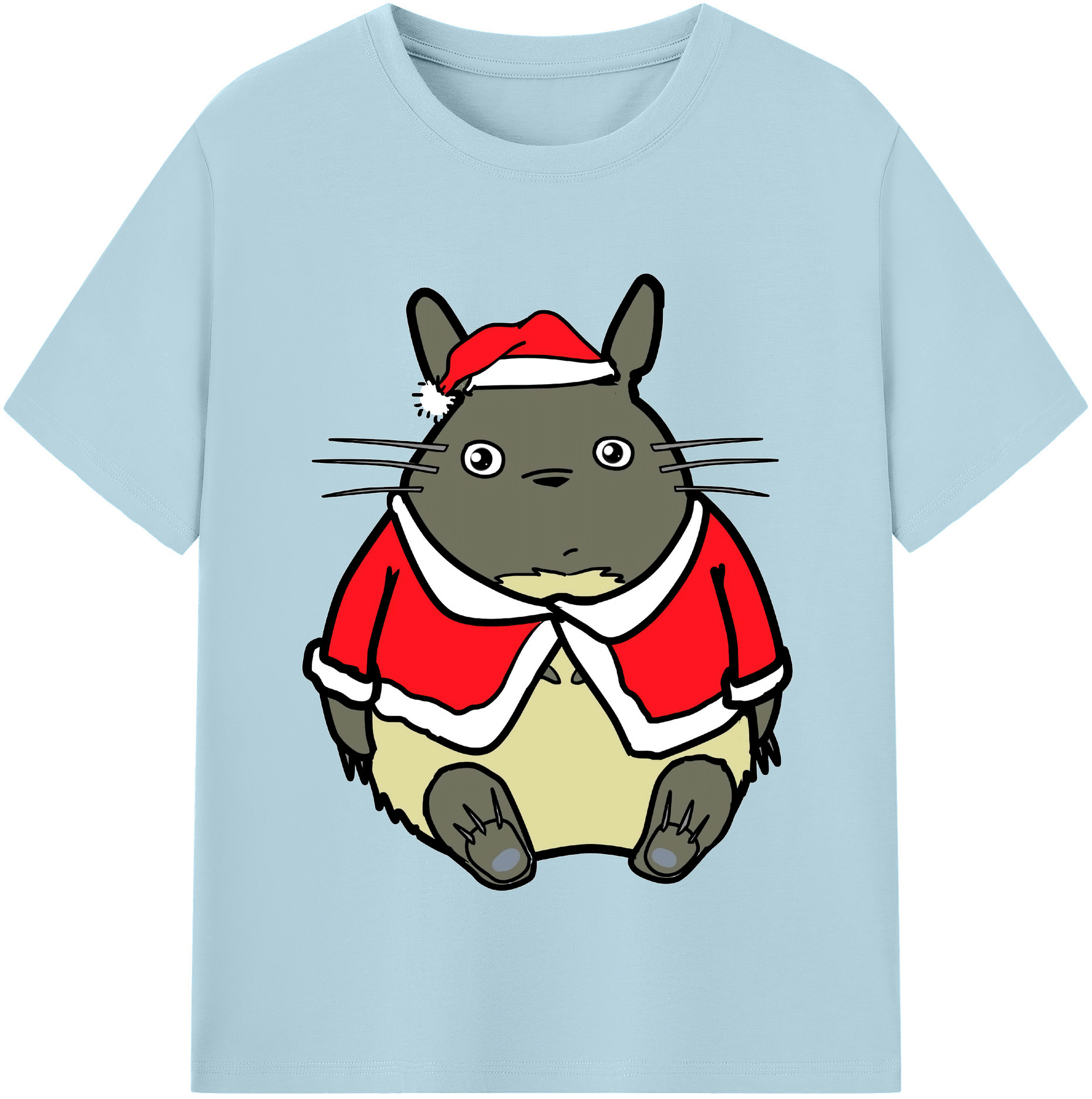 （画像用） となりのトトロ 草壁メイ 草壁サツキ My Neighbor Totoro Satsuki Kusakabe Mei Kusakabe 綿100％半袖Tシャツ（フロントプリント）